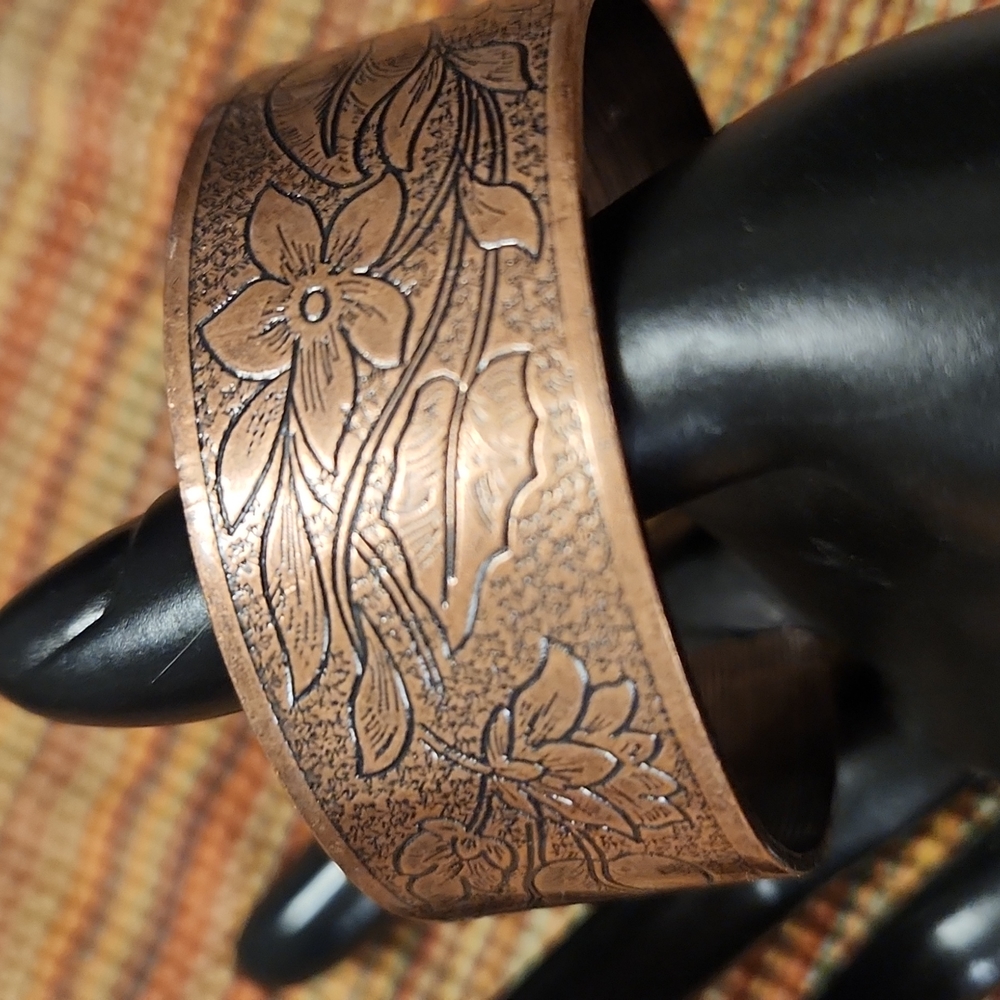 Copper Color Cuff Bracelet